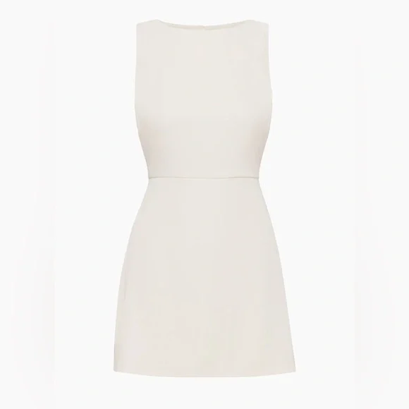 NWOT Aritzia Babaton Off White Ivory Spectre Dress size 6 - Picture 6 of 13
